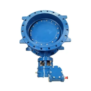 DN600 PN10 Ductile Iron GGG50 Metal Seated Double Eccentric Butterfly Valve with Worm Gear Actuator Manual Water