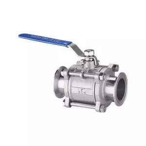DN65 Manual Ball Valve Water Ball Valve with Handle Low Pressure Control Tee 3 Threaded End Ball Valve