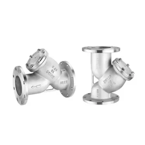 DN65 PN 1.6Mpa Stainless Steel Metal SS316 Pipe Valve Industrial Medium Temperature Water Gas Flange Y Strainer