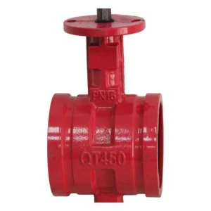DN65 To DN200 Size Range Grooved Butterfly Valve Medium Pressure