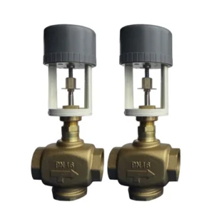 DN80 24V Electric Linear Actuator 2 Way Control Water Valve with Shutoff Structure Zone Valve