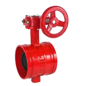 DN80 Grooved Signal Butterfly Valve PN16 Special for Fire Protection System