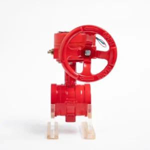 DN80 Turbine Groove Signal Butterfly Valve Fire Valve