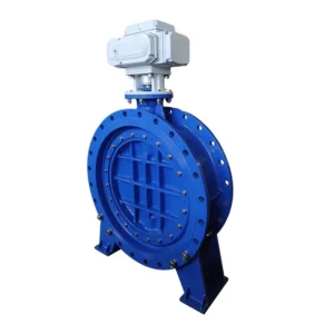 DN800 32 Inch PTFE Soft Seal Carbon Forged Steel Flange Electric Butterfly Valve