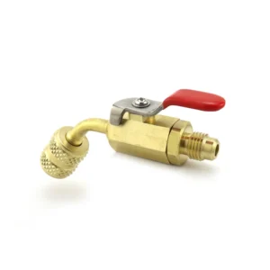 DSZH BV451 Manual Service Valve 45 Angle 1 4″ SAE Female 1 4″ SAE Male Ball Structure OEM Customization Supported 10 000