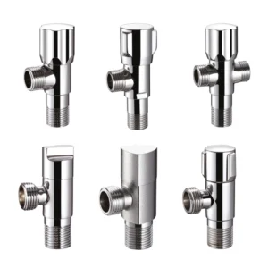 Different Types 1/2 Chrome Water Application General Purpose Kitchen Toilet Bathroom Quarter Turn Brass Angle Valve