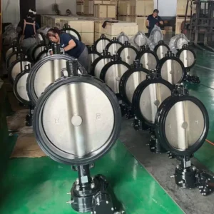 Direct Custom Stainless Steel Wafer Handle butterfly Valve Sealing Ductile Iron butterfly Valve Factory Direct High Quality