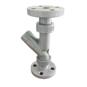 Direct Supply CPVC Y Type Filter Flange Connection Smooth Surface Pipe Valve with Box Packing