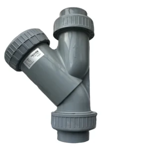 Direct Supply High-Pressure Y Type Filter Valve with Smooth CPVC Surface Flange Connection Box Packaging