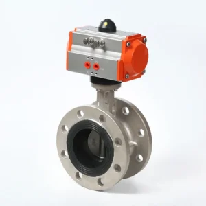 Dn200 Stainless Steel Flange Pneumatic Butterfly Valve Cryogenic Butterfly Valve Shut Off Valve