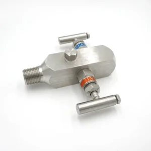 Double Block Bleed Valve Stainless Steel 1/2 NPT 6000 PSI Hard Seat Needle Manual 2 Valve Manifolds Instruments
