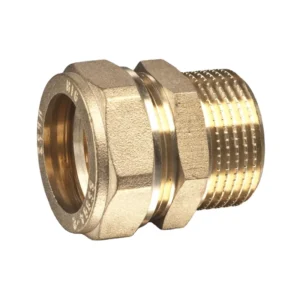 Double Ferrule Compression Union Brass Plumbing Fitting 15mm to 54mm