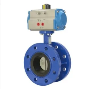 Double Flange Butterfly Valve Low Pressure SS304 DI Body EPDM PTFE Seal 4” 6” 8” for Industry Water Treatment