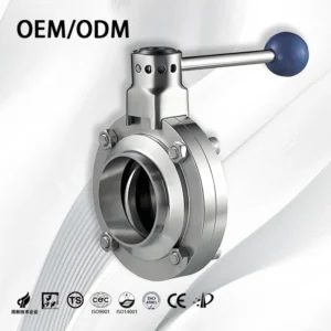 Double Flange Stainless Steel Butterfly Valve Manual Operation for General Water and Industrial Pipe Fittings