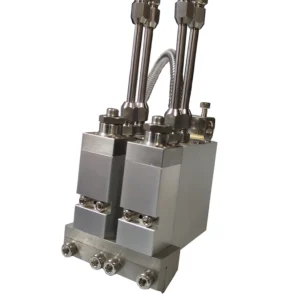 Double Needle Valve Double Solenoid Valve Slot Die Hot Melt Glue Head
