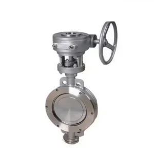 Double Offset Metal Seat Wafer Type Stainless Steel Hand Wheel Butterfly Valve