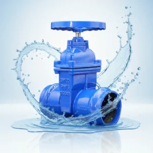Double Socket Safety Gate Valve with Handwheel Operated Ductile Iron Body for Water DN50-DN300