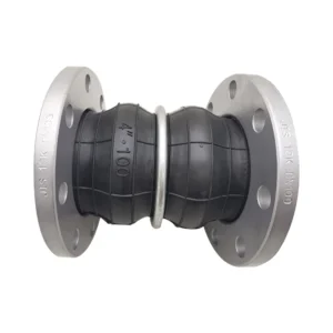 Double ball Rubber Joint Metal Stop Ring High Resistant Vibration Damping Hose Coupling Chemical Corrosion Resistant ISO9001