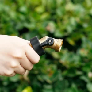Drip Irrigation Water Faucet Adapter Hose Connector Shutoff Brass with Comfort Grip On-Off Valves for Irrigation Systems