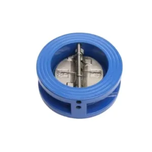 Dual Plate Check Valve Heavy Duty Ductile Iron Manual Power Non Return Wafer Type Flap Valve CE Certified 1.0-1.6Mpa Water