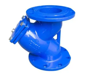 Ductile Cast Iron Y Shaped Water Filter Strainer Manual Operation High Filtration Efficiency DN50 DN300 Port Size