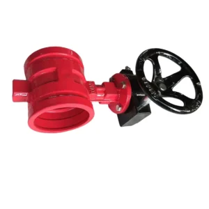 Ductile Iron Butterfly Valve D381X for FM Certified Fire Water System Groove Butterfly Valve
