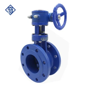 Ductile Iron Double Eccentric Flanged Butterfly Valve with Soft Seal DN100