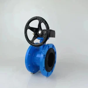 Ductile Iron Flange Butterfly Valve 4-inch D341X-16Q Flange Butterfly Valve Suitable for Water Media
