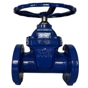 Ductile Iron Flange Gate Valve Handwheel Non Rising Valve Stem Soft Seal Elastic Valve Seat Sealed Gate Valve