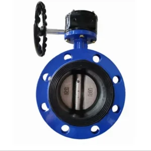 Ductile Iron Flanged Butterfly Valve With Worm Gear For Municipal Pipeline Project