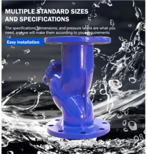 Ductile Iron GGG50 Y Type Strainer PN16 PN10 Flanged Water Filter Industrial Pipeline Sluice Strainers Cast Iron Valve ISO