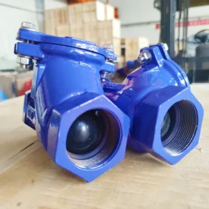 Ductile Iron Manual Power Ball Check Valve for Water Gas Oil Applications Threaded Metal