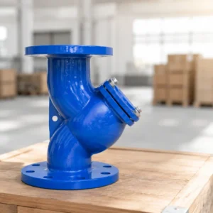 Ductile Iron R Flanged End Industrial Pipeline Filter for Water Steam Oil Heating Plumbing Y Strainer Filter Valve