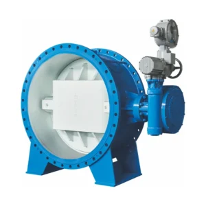 Ductile Iron Rubber Lined Butterfly Valve Manual Soft Seal Telescopic Double Eccentric Flange Valve