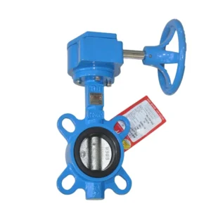 Ductile Iron Standard Rubber Lined Wafers End Type butterfly Valve