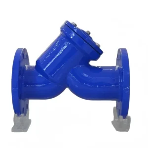 Ductile Iron Y Strainer DI Filter Valve with Easy Discharge for Industrial Pipeline Systems