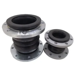 Durable Anti Leak High Pressure Resistant Carbon Steel Flange Twin Sphere Smooth Rubber Expansion Joint Industrial 1 Piece