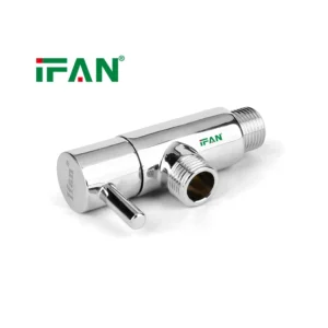 Durable Brass Angle Valve with T-Type Zinc Handle and Anti-Corrosion Protection