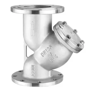 Durable Stainless Steel Y type Filter Flange Pipeline Steam Filter Valve Cast Steel Y Type Flange Strainer