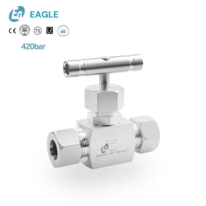 EAGLE Stainless Steel Needle Valves Ferrule Weld Pin Valve High Pressure Manual for Gas Liquid