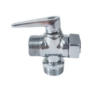 EN1213 CW617N Angle Valve Customized Brass Stop Valve for Bathroom Drinking Water Zinc Handle Valve