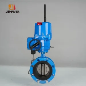 Electric Actuated Wafer Type Butterfly Valve Intelligent IP68 Electric Actuator Flow Control Valve for Water