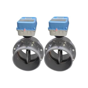 Electric Butterfly Valve with Eccentric Actuator Cast Iron Safety Structure DC24V IP67 Protection Water Application
