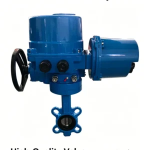 Electric Disc Type Butterfly Valve Intelligent Electric Actuator for Water Flow Control