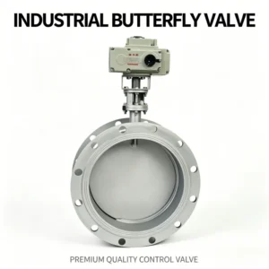 Electric Flange Butterfly Valve Stainless Steel for Water Ventilation and Smoke Exhaust