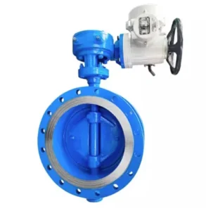 Electric Flange Butterfly Valve with Three Eccentric Butterfly Valves