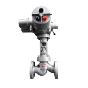 Electric Globe Valve DN200 2.5Mpa BT4 Explosion Proof 380V 4-20mA Modbus Ductile Iron Rising Stem WCB CF8 Manual Water Valve