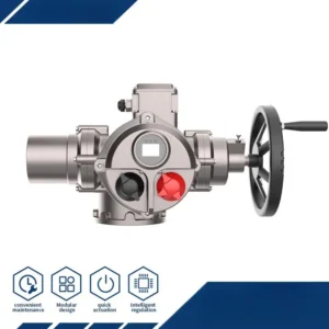 Electric Multi Turn Motorized Actuator Intelligent Modulating Local Stop Remote 1 3 Phase 50Hz in Food Industry