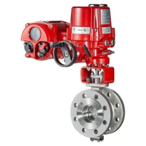 Electric Operated Flange Connection High Performance Butterfly Valve Corrosion Resistant Electric Flange End Butterfly Valve