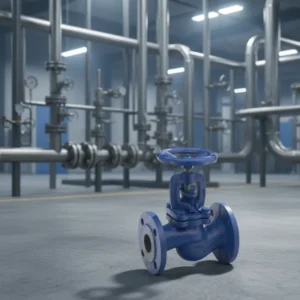Electric Shutoff Globe Valve Stainless Steel Flange/Welded Bevel Gear Industrial Use Low Temperature J941H-16C